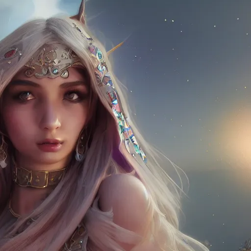 Image similar to fantasy young adult desert princess, made by Stanley Artgerm Lau, WLOP, Rossdraws, ArtStation, CGSociety, concept art, cgsociety, octane render, trending on artstation, artstationHD, artstationHQ, unreal engine, 4k, 8k,