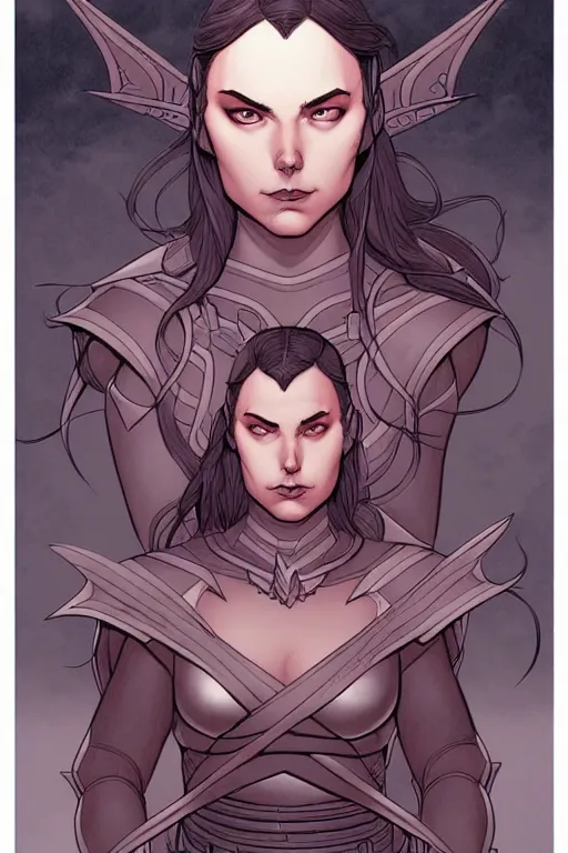 Prompt: comic cover art of a bullette, dnd, high fantasy digital illustration, by jenny frison and sana takeda, intricate details, stunning inking lines, flat colors, 4 k, hd, artstation