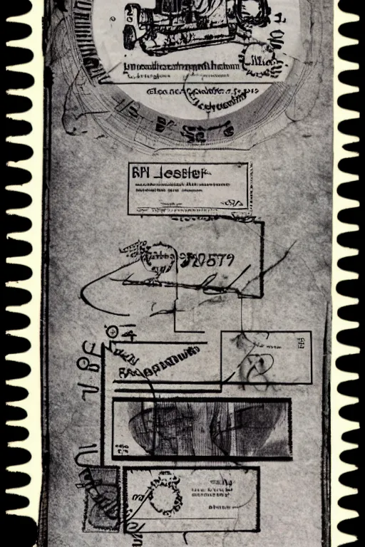 Image similar to a photo of diploma in prompt engineering with stamps, realism, 35mm