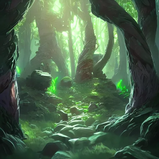 Image similar to arcane style forest tree root trap, root trap, bright art masterpiece artstation. 8k, sharp high quality artwork in style of Jose Daniel Cabrera Pena and Greg Rutkowski, concept art by Tooth Wu, blizzard warcraft artwork, hearthstone card game artwork, green nature, green tree, roots