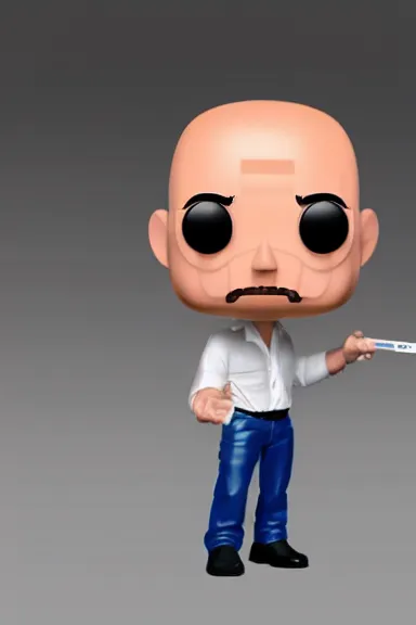 Image similar to “ very very intricate photorealistic photo of a jeff bezos funko pop on a white background, award - winning details ”