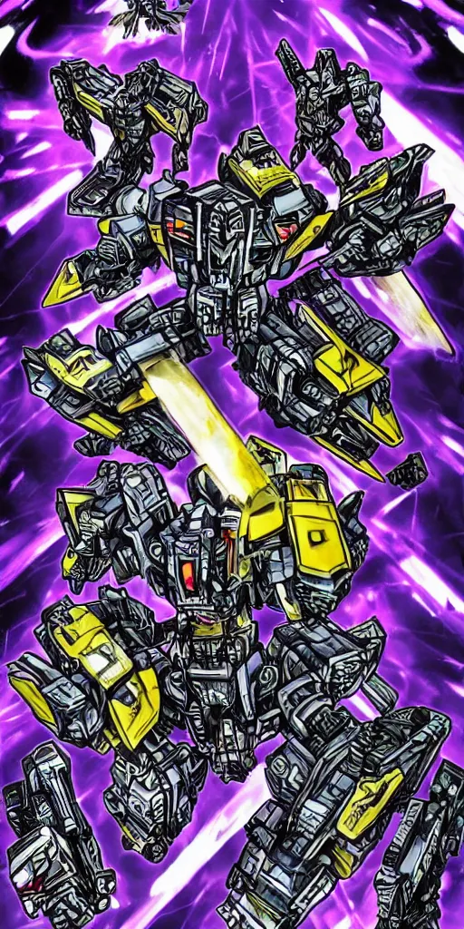 Image similar to decepticon and autobots battle tribal tattoo, transformers, skywrap, soundwave, star scream, blitzwing, sunstreaker, sideswipe, intricate, cybertron, cyber punk, lazer blast, sharp, high detailed, high contrast, 1 st winner, trending, polkadot!!! grunge!!! purple!! black!! red!!