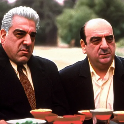 Prompt: phil leotardo and tony soprano