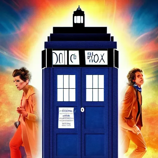 Image similar to A movie poster for Doctor Who