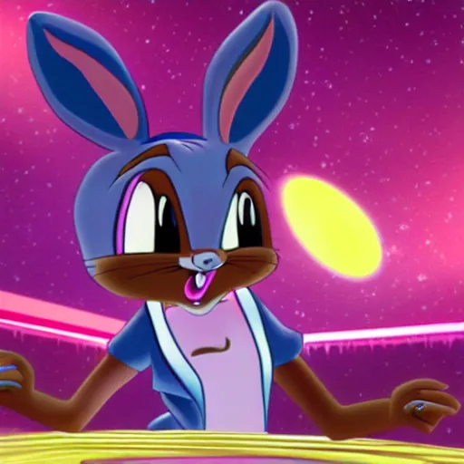 Image similar to Lola Bunny Space Jam movie still, deviantart