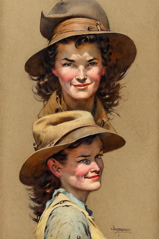 Image similar to (((((1950s wold west pioneer woman cover art . muted colors.))))) by Jean-Baptiste Monge !!!!!!!!!!!!!!!!!!!!!!!!!!!