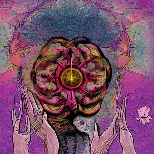 Image similar to psyberdelia & the helming of the manifesting mind