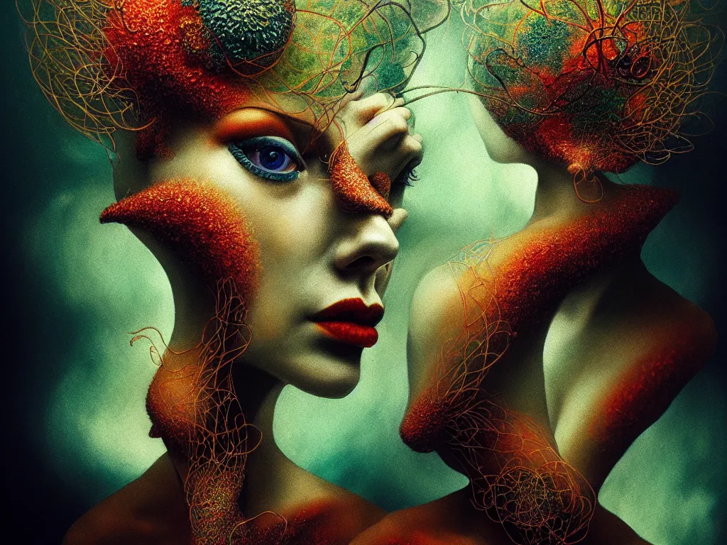 Image similar to highly detailed photo of chaos theory, trending on deviantart, neo surrealism, sharp focus, 4 k, a lot of little details, octane, masterpiece, art by leonor fini