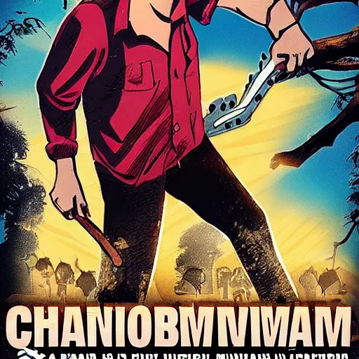 Image similar to ChainsawMan in a Disney movie