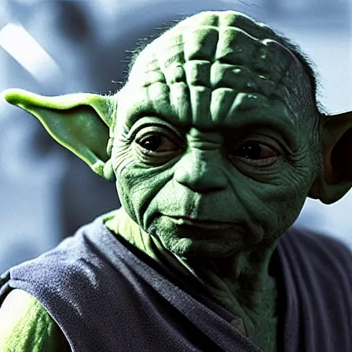 Image similar to joe rogan as yoda