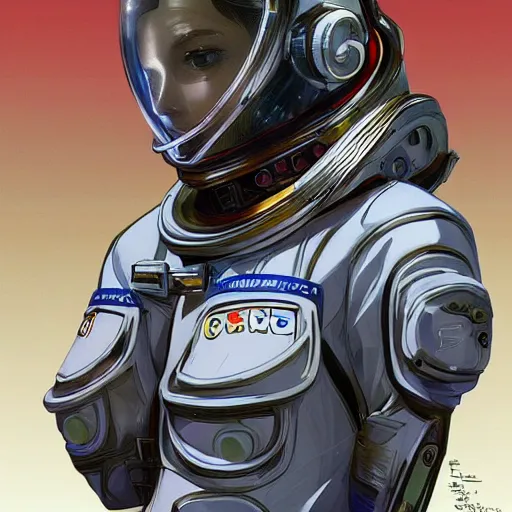 Image similar to a eel in a astronaut suit, 3d, sci-fi fantasy, intricate, elegant, highly detailed, lifelike, photorealistic, digital painting, artstation, illustration, concept art, sharp focus, art in the style of Shigenori Soejima