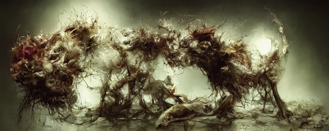 Image similar to The end of an organism, by ryohei hase