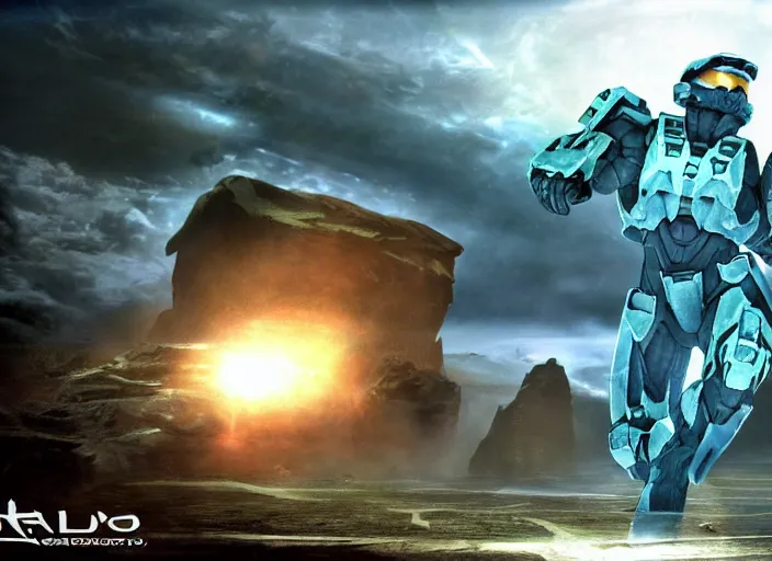 Image similar to halo 2 render by blur studios. winner.