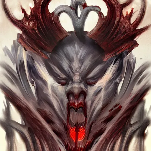 Prompt: Kitava the god of hunger from path of exile, artstation, concept art, digital painting, highly detailed, fan art