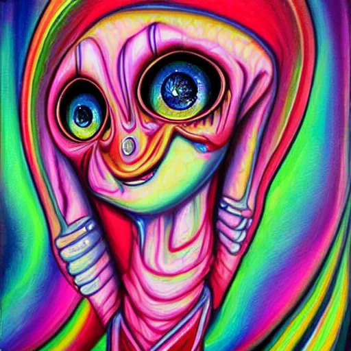 Image similar to a hyper realistic painting of an alien disco, by jeremiah ketner, highly detailed, vivid color,