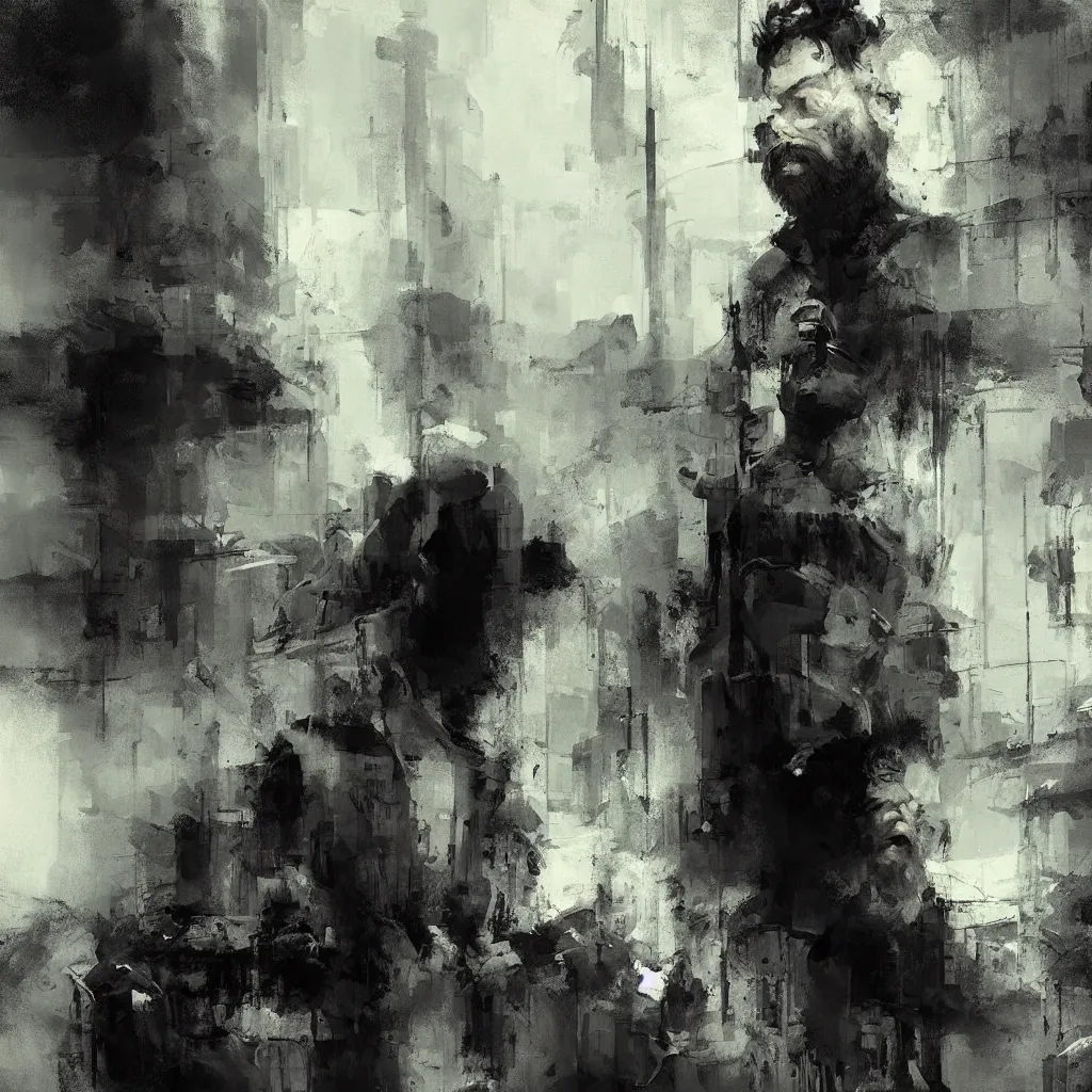 Image similar to bearded nation by jeremy mann, digital painting