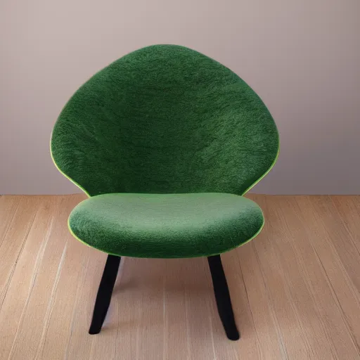 Prompt: An avocado chair