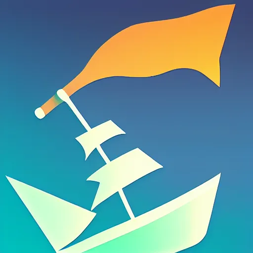 Prompt: sailboat app icon