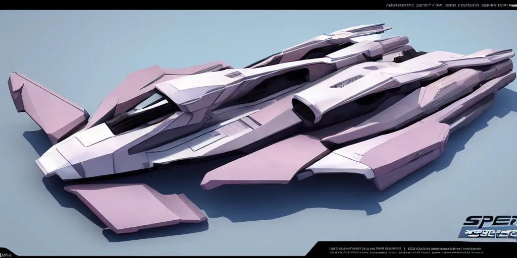 Prompt: podracer design, spaceship, speeder, hovercar, hard surface, 8k , concept, panel, greeble, stylish, pastel color