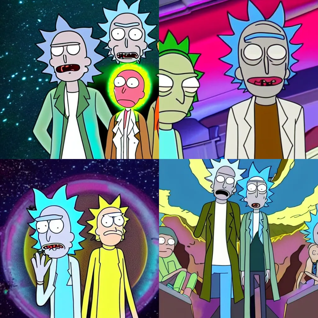 Prompt: Rick and morty