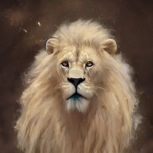 Prompt: a beautfiul award winning commission portrait of an anthro albino lion wearing diamond victorian armour,digital art,art by greg rutkowski,character design by charles bowater,photorealistic,ross tran,hyperdetailed,detailed face,fascinating,2021,western comic style