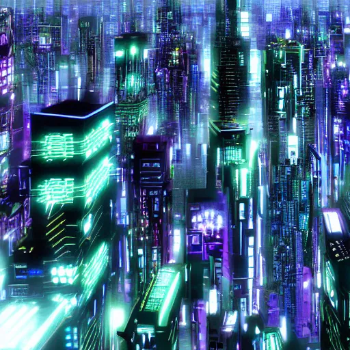 Image similar to this is an image of cyber city made for the gods