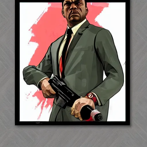 Prompt: single hand grenade, gta v style art