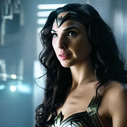 Image similar to film still of gal gadot in cats ( 2 0 1 6 )