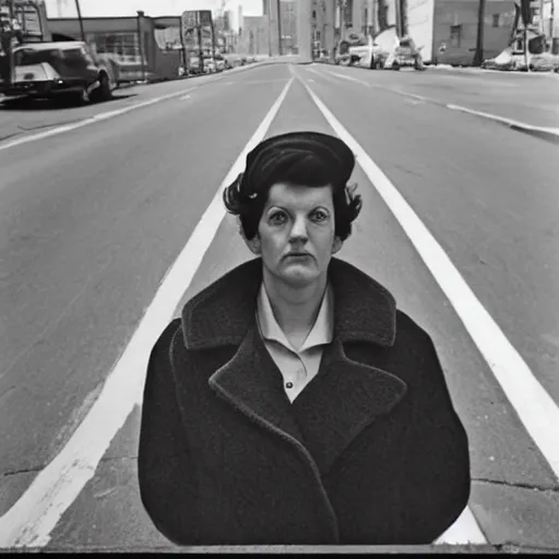 Image similar to the self portrait, by vivian maier,