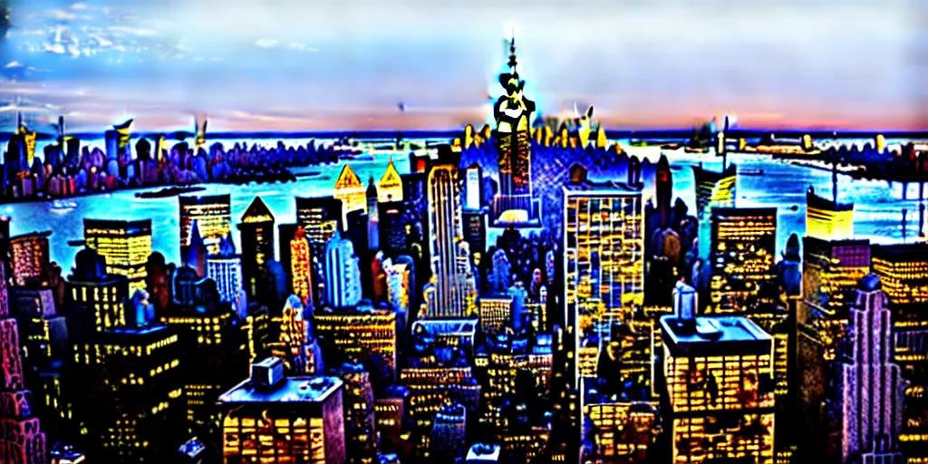 Image similar to new york city