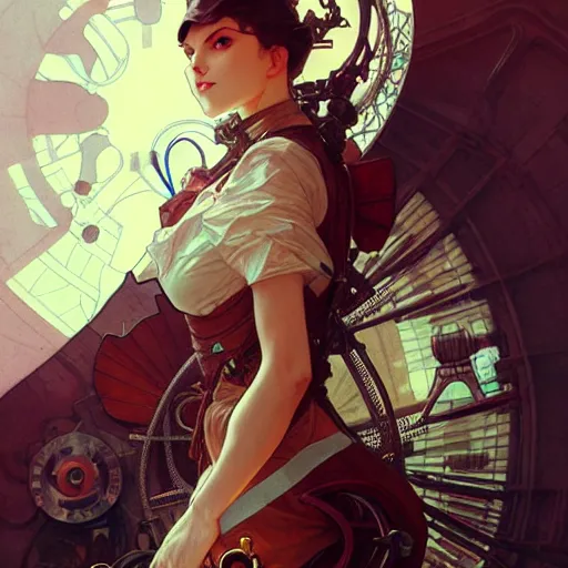 Image similar to sneakers, steampunk, sculpture, concept art, smooth, sharp focus, illustration, art by artgerm and greg rutkowski and alphonse mucha