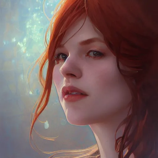 Prompt: A full portrait of Mary Jane Watson, intricate, elegant, highly detailed, digital painting, artstation, concept art, smooth, sharp focus, illustration, art by Krenz Cushart and Artem Demura and alphonse mucha