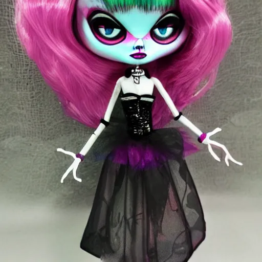 Image similar to monster high haunt couture doll in box, photography, hd, award winning photo.