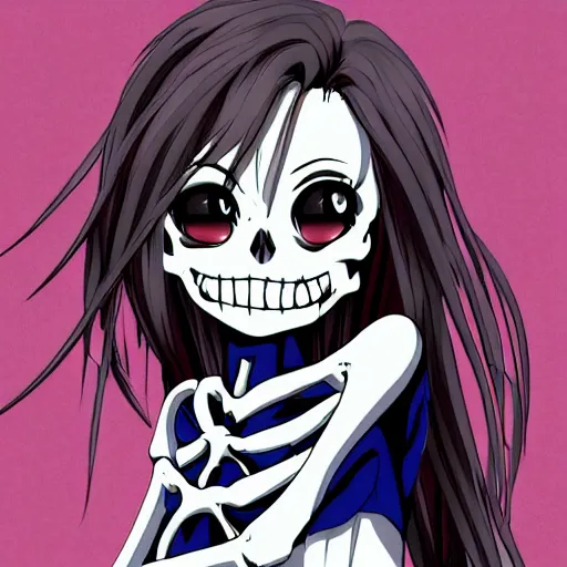 Image similar to Anime Skeleton Women