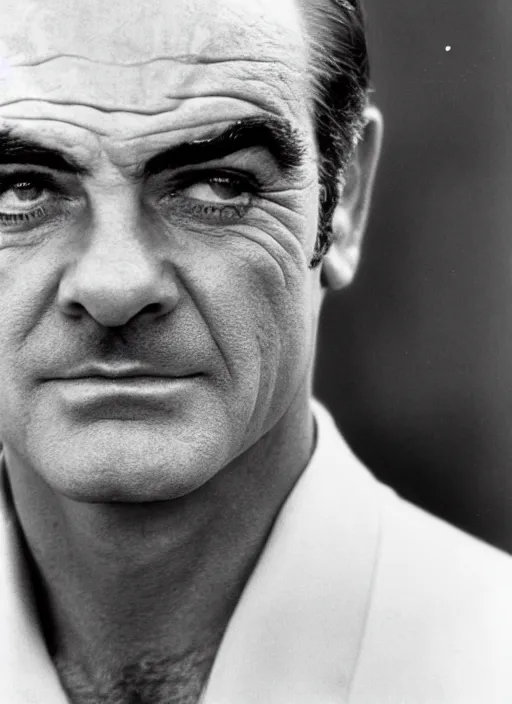 Image similar to young sean connery portrait, face and shoulders focus