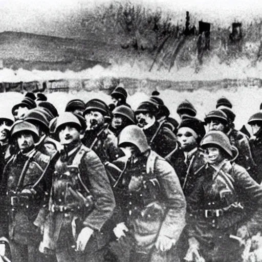 Image similar to the german military invading hungary on 1 9 4 0