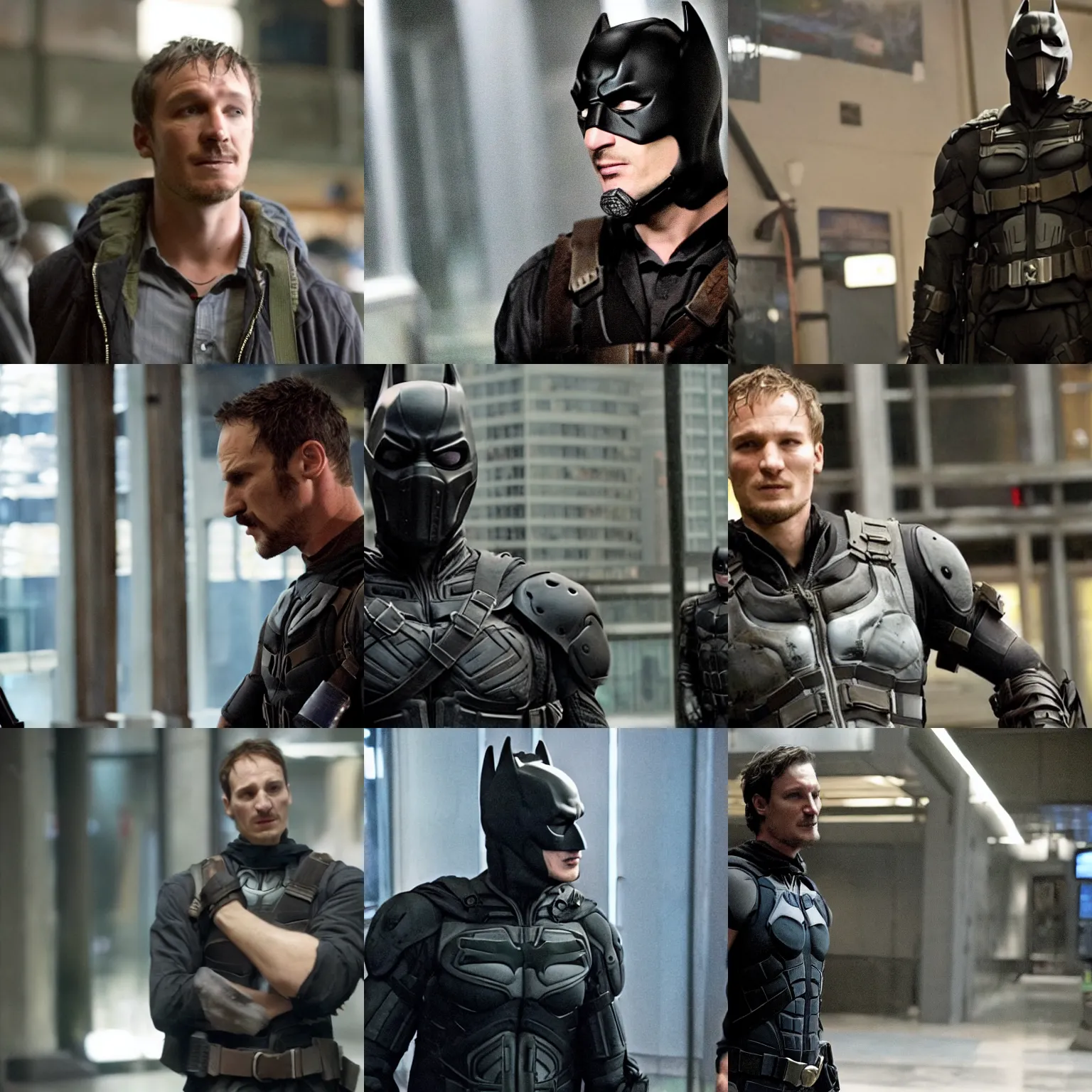 Prompt: yannic kilcher as bane giving his speach in the movie the dark knight rises