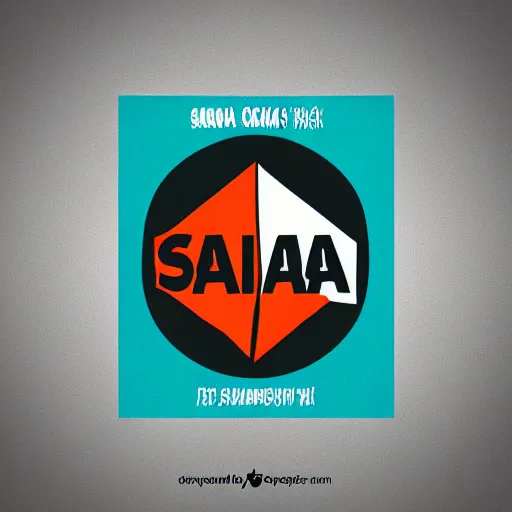 Prompt: Sahara comics logo, illustration, minimal