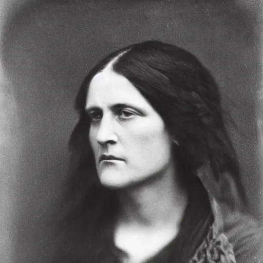 Prompt: a portrait of a character in a scenic environment by Julia Margaret Cameron
