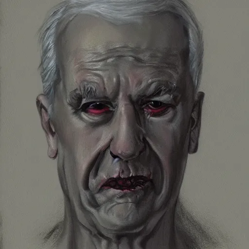 Prompt: portrait of an old man in the style of michael hussar