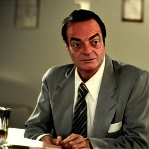 Image similar to a still of richard feynman in the sopranos