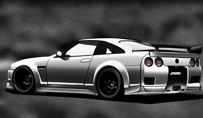 ArtStation - Nissan Skyline R36 GT-R Concept
