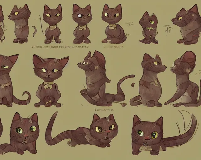 ArtStation - Cat Game - Character Design