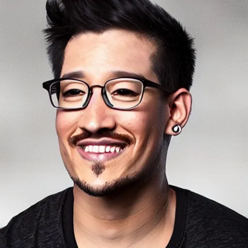 Prompt: a fusion of Markiplier and Macklemore