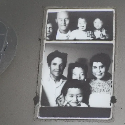 Image similar to cursed family photo, 8mm film