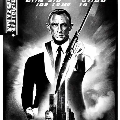 Image similar to james bond by zack snyder