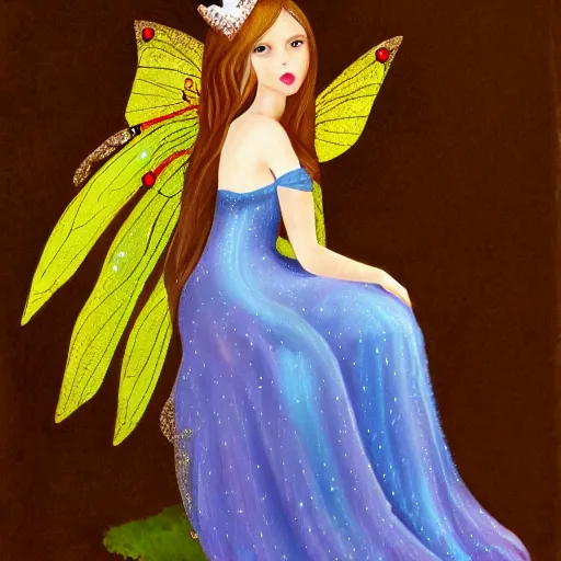 Image similar to portrait of fairy princess