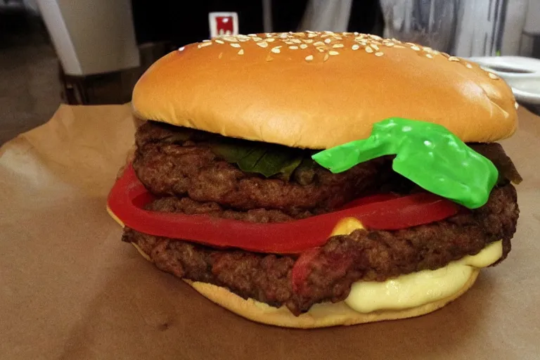 Image similar to t - rex hamburger