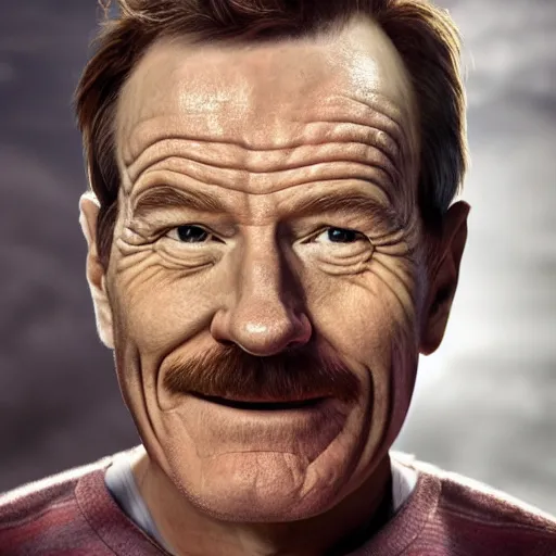 Prompt: bryan cranston wailing and crying and also shouting at his doctor for smiling wildly at him in 8 k closeup detailed portraits surrealism hyperrealism funny meme by bryan christie 8 k