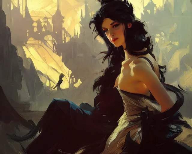 Image similar to photography of franz kline, deep focus, d & d, fantasy, intricate, elegant, highly detailed, digital painting, artstation, concept art, matte, sharp focus, illustration, hearthstone, art by artgerm and greg rutkowski and alphonse mucha